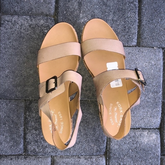 NWT KORK-EASE Aimeho Wedge Sandals in Natural size 10 - Picture 13 of 16